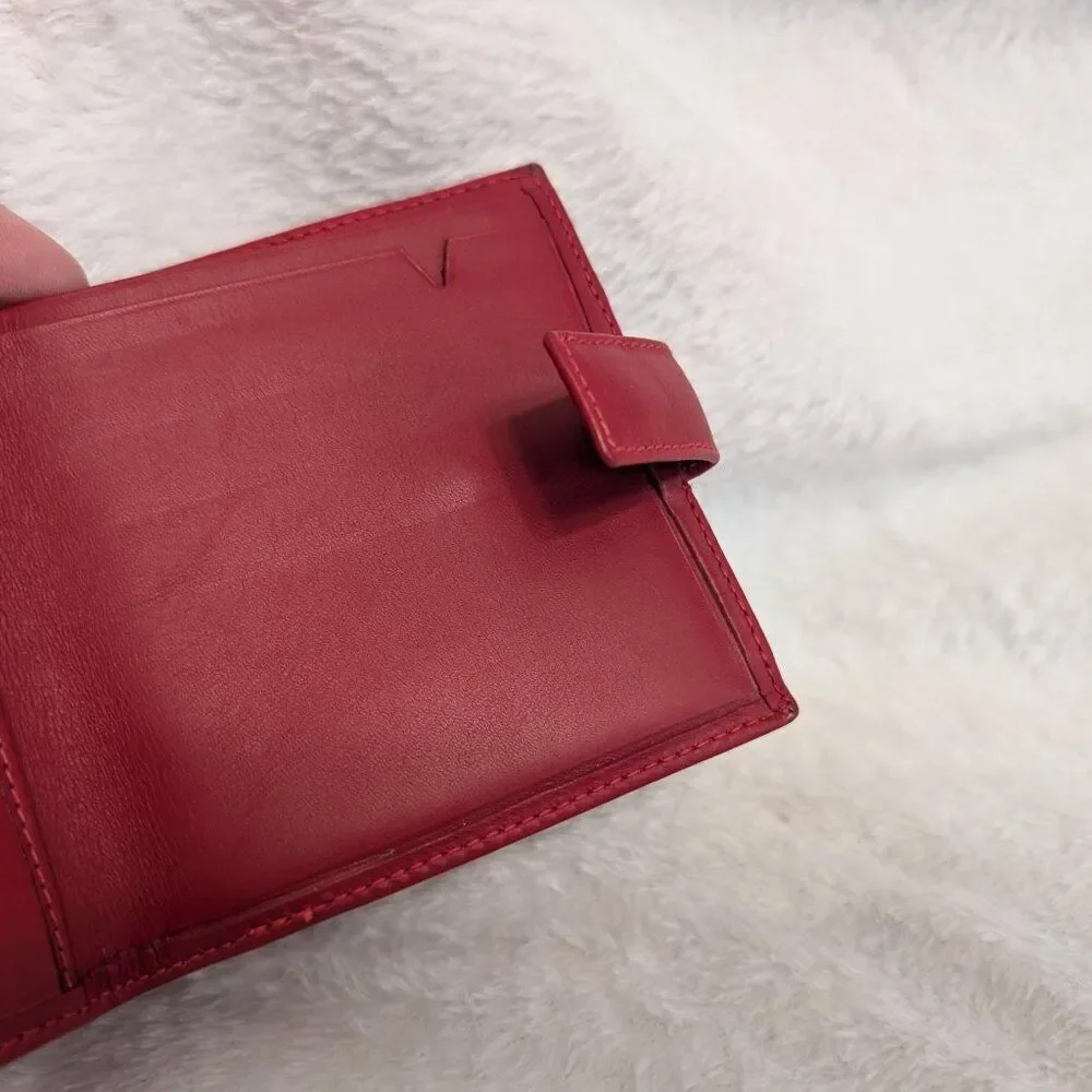 Authentic Valentino Garavani Embossed Bifold Wallet